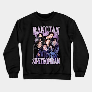 Bangtan Sonyeondan BTS Retro Crewneck Sweatshirt